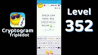 Cryptogram Tripledot Level 352 Answer | SolutionGuruji