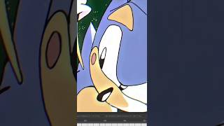 Sonic Fan Animation - Cel Shading #sonicthehedgehog #fananimation #2danimation