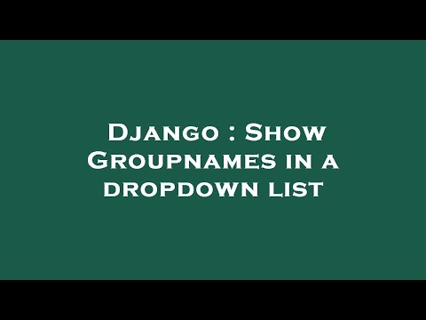 Django : Show