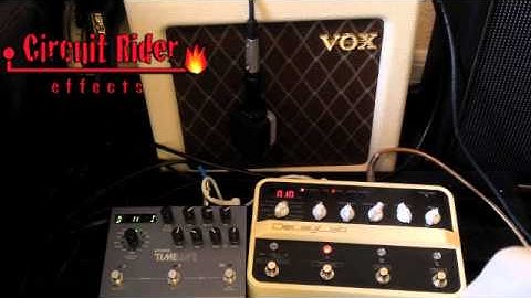 "Phaser Delay" Vox DelayLab demo in depth