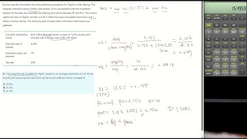 Marginal Cost of Capital - CFA Level1 practice question