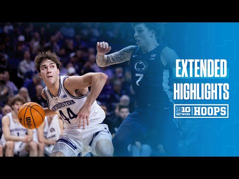 Penn State at Northwestern | EXTENDED HIGHLIGHTS | Big Ten Men's Basketball | 01/29/2026