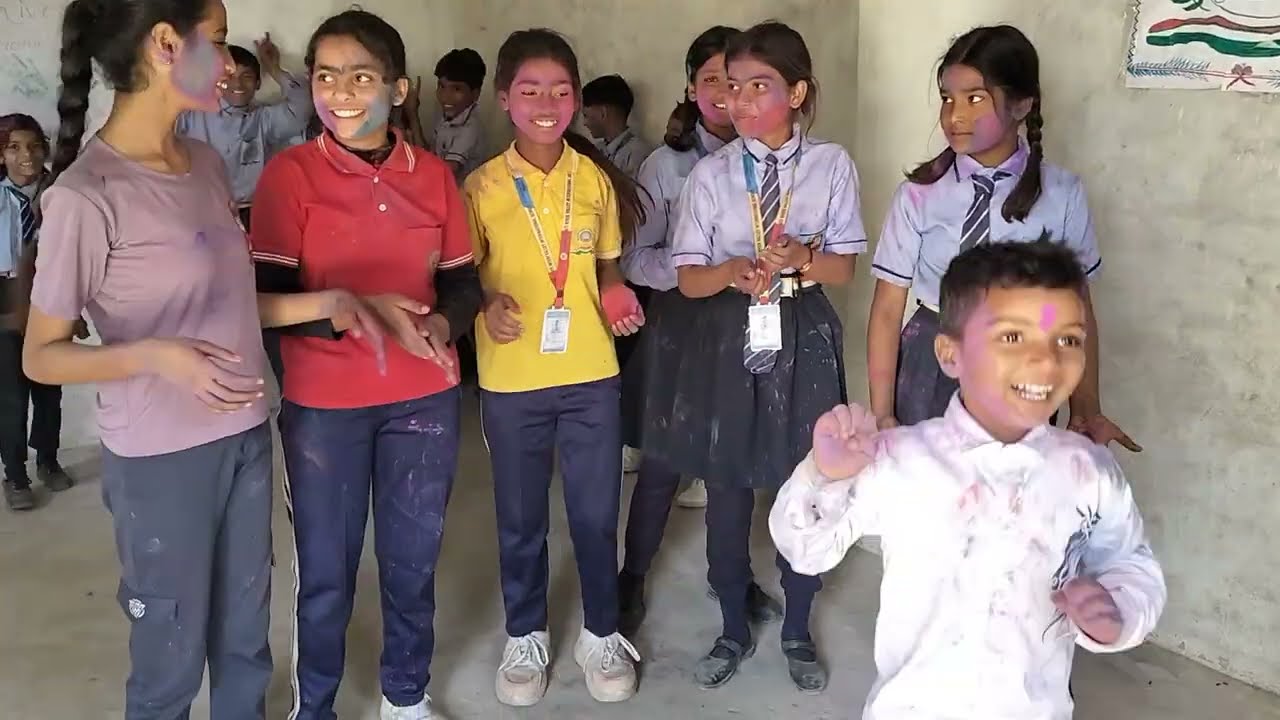 🎊 Holi: A day filled with love, laughter, and rainbow dreams #crvis #school #dance #youtubeshorts  ✨