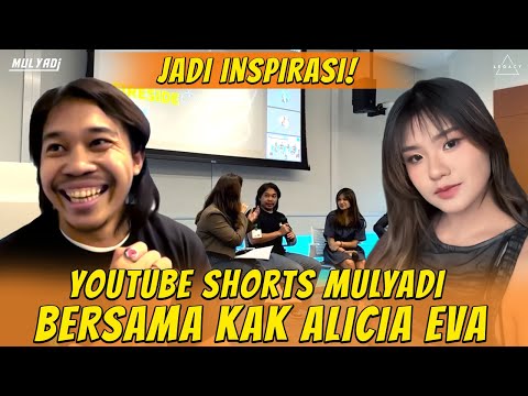 DAGING BANGET ! MULYADI DAN KAK ALICIA EVA JADI SPEAKERS DI YOUTUBE SHORTS GRADUATION #youtubeshorts