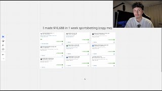 I Made 16,688 In 1 Week Sportsbetting Copy Me