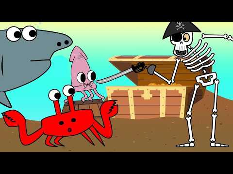 Underwater Treasure Hunt - Clawlolo | Sea Animal Show | Pop Teen Toons