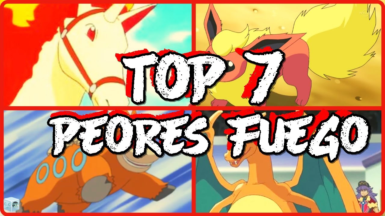 Los 5 peores Pokémon tipo fuego de todos los tiempos