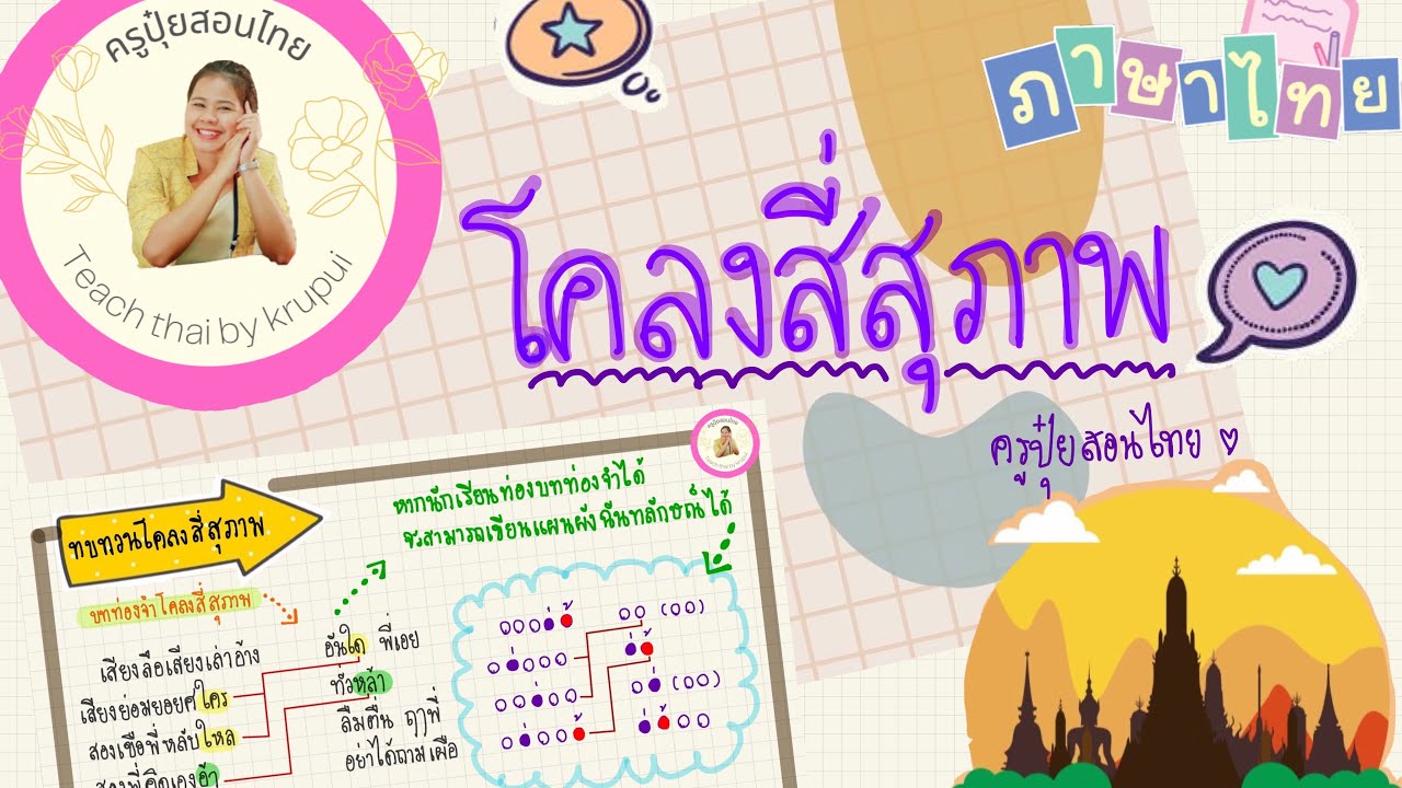 โคลง สี่ สุภาพ ความ รัก ใน วัย เรียน  2022 Update  คำประพันธ์ประเภทโคลงสี่สุภาพ ฉบับเข้าใจง่ายจบคลิปใช้ได้เลย | ครูปุ๋ยสอนไทย |