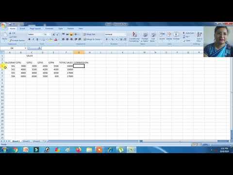 CBSE CA(Computer Application) Class-8 Practical-2 Based on Relative Referencing