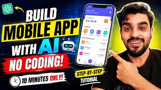 😱 Build a Mobile App with AI in 10 Minutes | No Coding Required (2026)