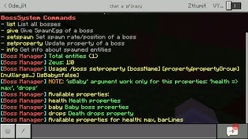 Boss System v 1.1 || PocketMine plugin || New commands + AI | PMMP Czech
