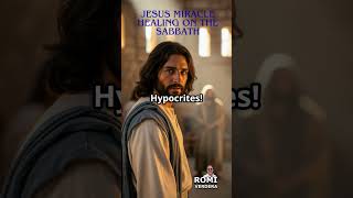 Jesus Miracle Healing of the Woman on the Sabbath  800