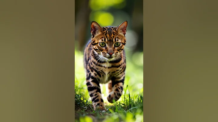 Watch the video about Cute Bengal kitten 🐆🐱#cat #kitten #cute #catlover #cutecat #art #amazing #love #viralvideo #funny