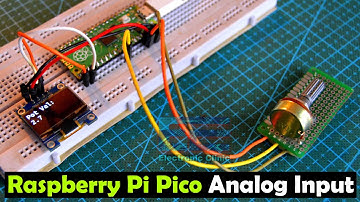 Raspberry Pi Pico analog input, how to use an analog sensor with Raspberry Pi Pico and Oled display