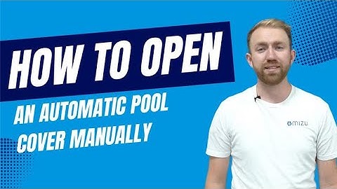 How to Manually Open an Automatic Pool Cover