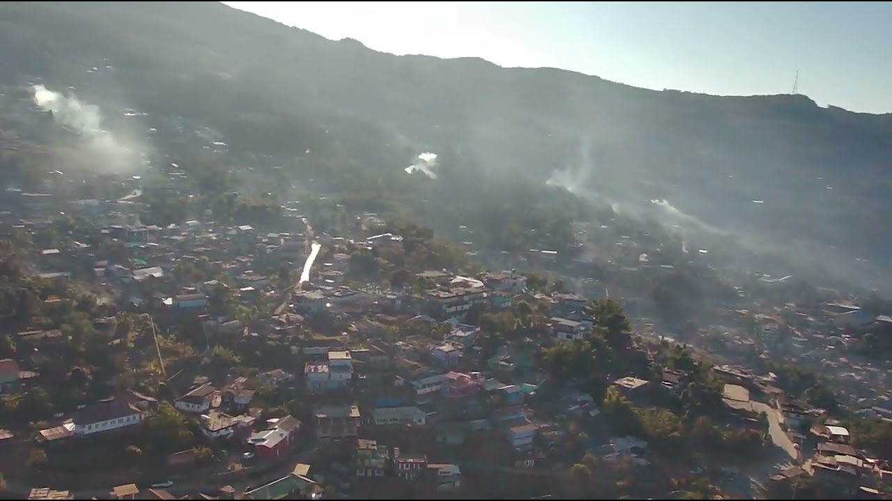 Wokha Town Nagaland | Beautiful Aerial View of Lotha Land | Drone Shot 4K