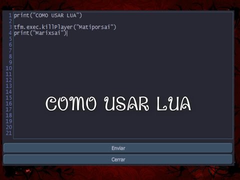 Como usar LUA 2015 | Transformice