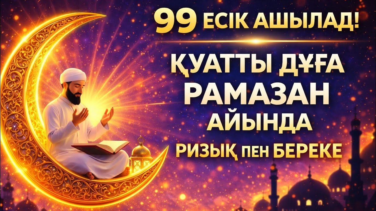 99 ЕСІК АШЫЛАДЫ! Қуатты дұға | Рамазан айында ризық пен береке