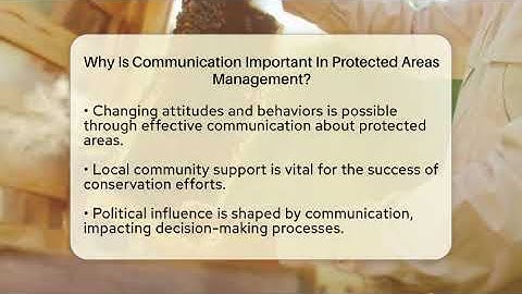 Why Is Communication Important In Protected Areas Management? - Ecosystem Essentials