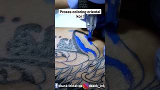 Proses coloring oriental koi.. #tattoo #koi #orientaltattoo