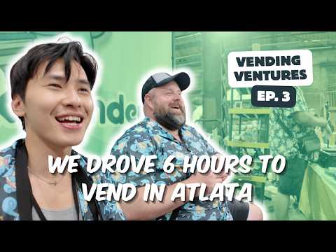 We drove 6 HOURS to vend in ATLANTA with ZERO CASH (Pokemon Vending VLOG)