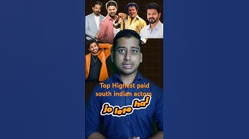 2025 Top 5 Highest paid south Indian actors #shorts #tollywood #southactor #alluarjun  #viralvideos
