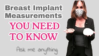 35) Breast Implant Measurements YOU NEED TO KNOW - Breast Cancer Reconstruction / Revision