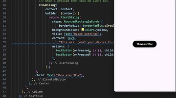 How to Creat Alert Dialog in Flutter with Attrective UI Design.