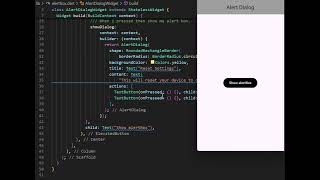 How to Creat Alert Dialog in Flutter with Attrective UI Design.
