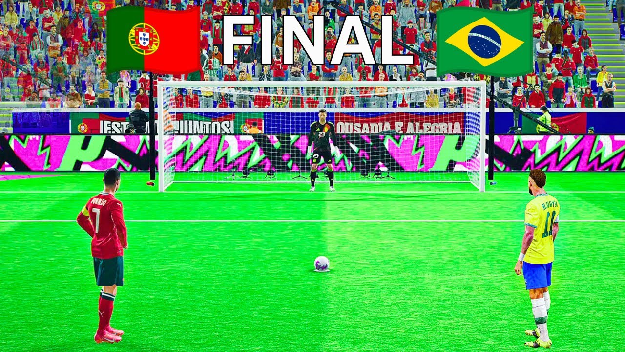 Portugal vs Brazil \ Messi vs Ronaldo \ Neymar vs Mbappe \ Penalty Shootout \ FINAL