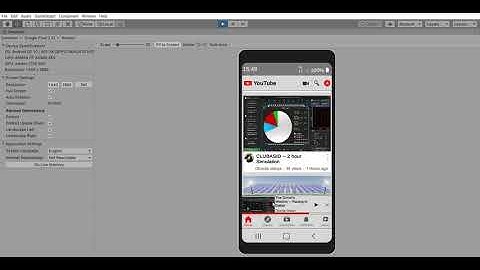 YouTube Clone app (made with C# and Unity)