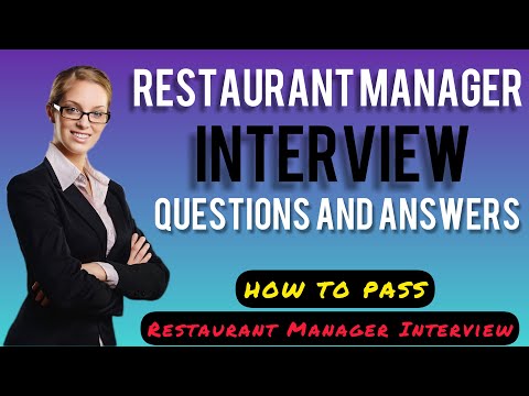 Restaurant Manager interview