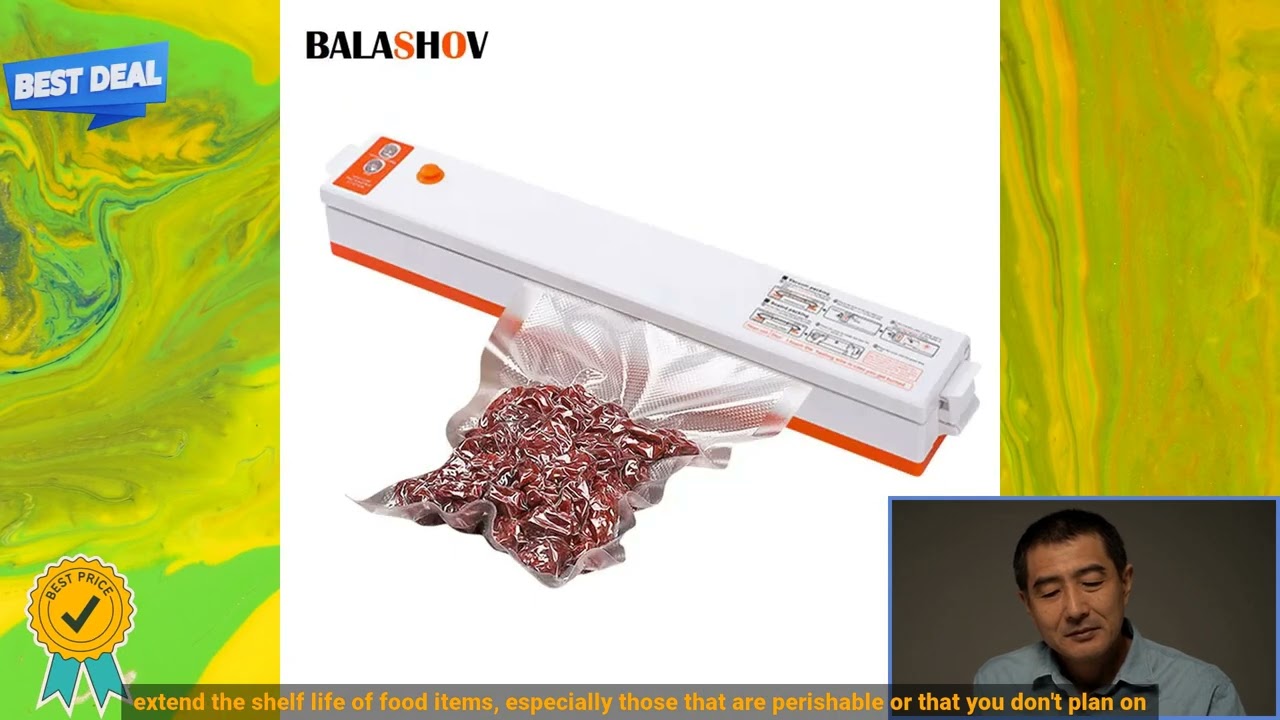 1005003339595593 220V 110 Vacuum Sealer Kitchen Packaging Machine Household Food Film S