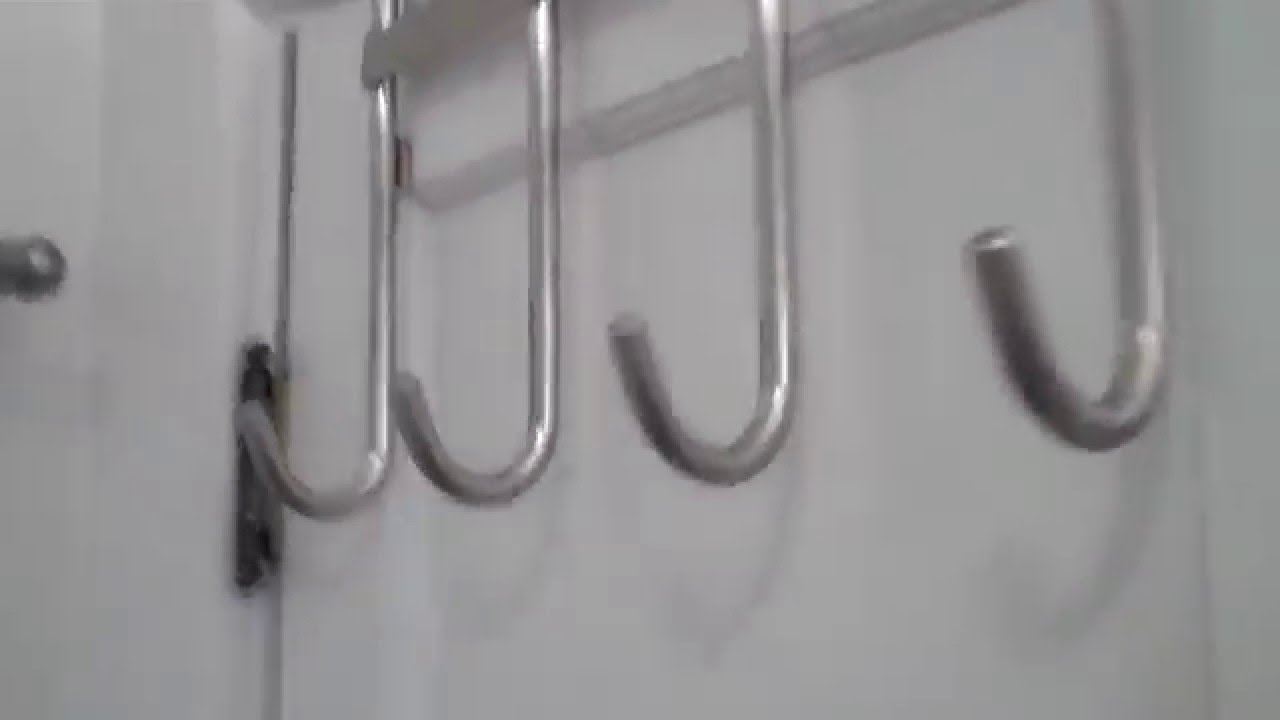 Modifiying a Liberty Over The Door Quad Hook Towel Rack YouTube