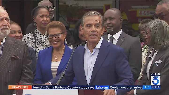 L.A. Mayor Karen Bass endorses Antonio Villaraigosa for California governor