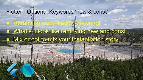 Flutter - Optional Keywords 