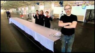 Celebrity MythBusters - Sew-Sew Seam | Table Cloth Chaos Wealth