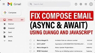 Fix Compose Email (Async &amp; Await) - CS50W GMail Clone
