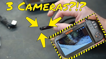 VEVOR Endoscope Camera Borescope Inspection Camera Triple Lens 4.5" IPS