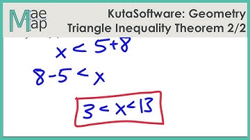 KutaSoftware: Geometry- Triangle Inequality Theorem Part 2