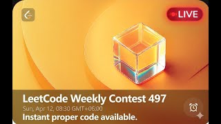 🔴 LIVE – LeetCode Weekly Contest 497 | Solve With Me | DSA & C++