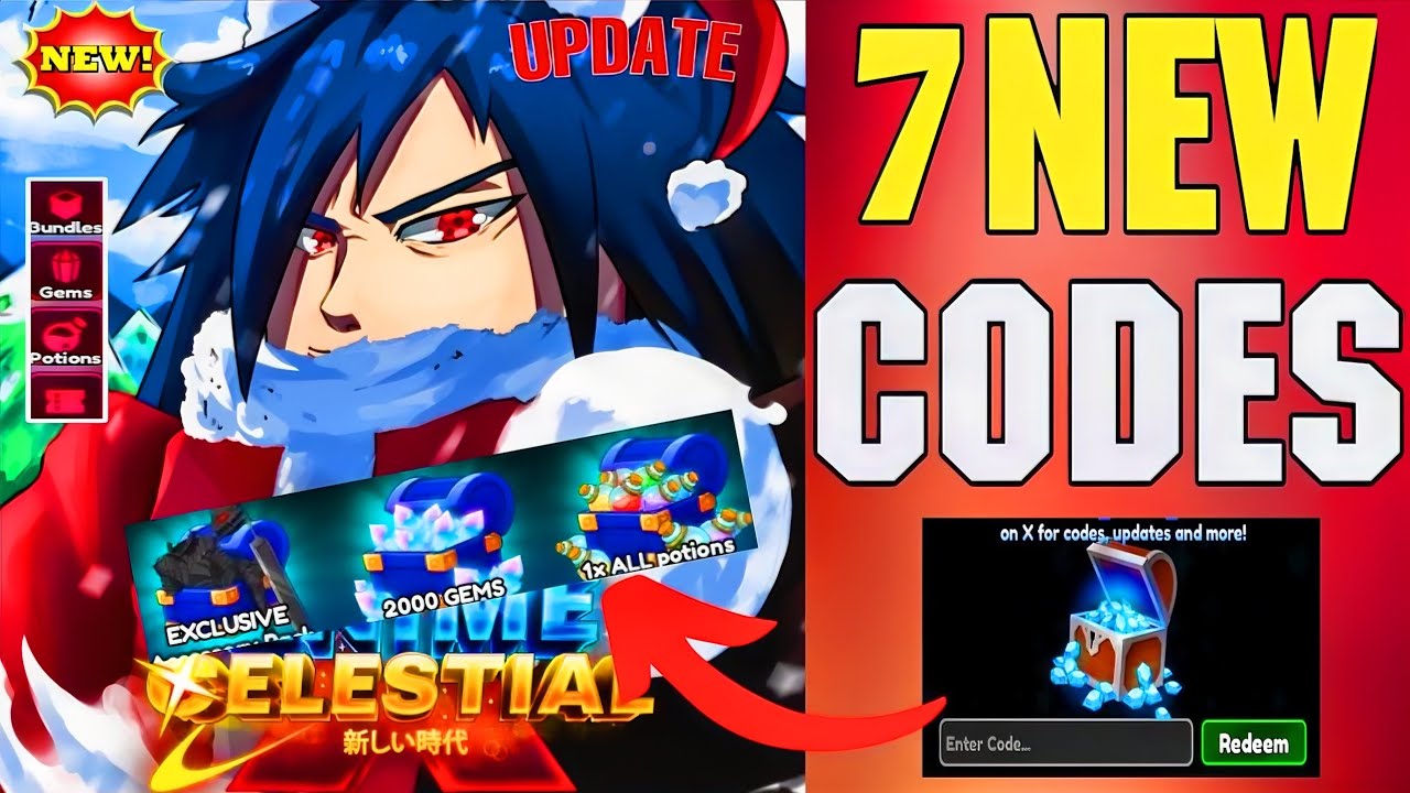 ⚠️ОБНОВЛЕНИЕ 2!💥|КОДЫ| - КОДЫ ANIME CELESTIAL X ROBLOX НА ДЕКАБРЬ 2025 - КОДЫ ANIME CELESTIAL X