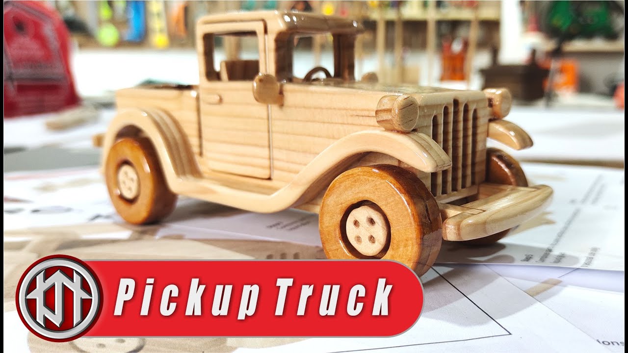 Making a Wooden Toy Race Car From Scrap Wood! // Easy Woodworking Project 