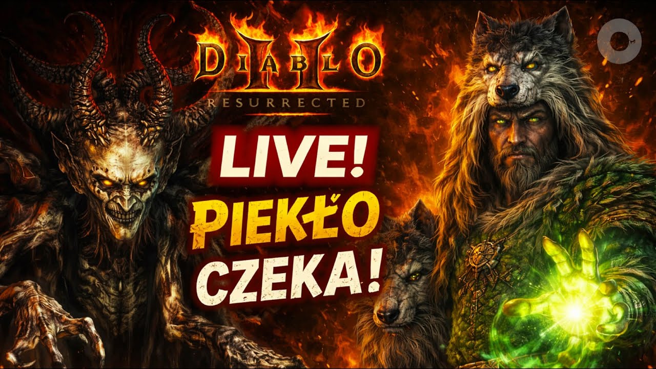 Diablo II: Resurrected PL Baal // Druid Akt V FINAŁ ⭕ 