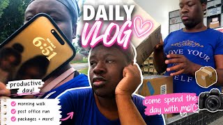 DAILY VLOG: A Busy 6am Day in My Life | Errands, shipping packages & shopping, rainy day 