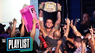 New champions celebrating with fans: WWE Playlist