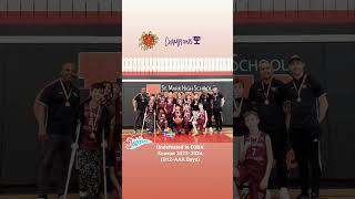 2024 Eoba U12 Aaa Boys Champions Congratulations Onlu12-Aaa Team