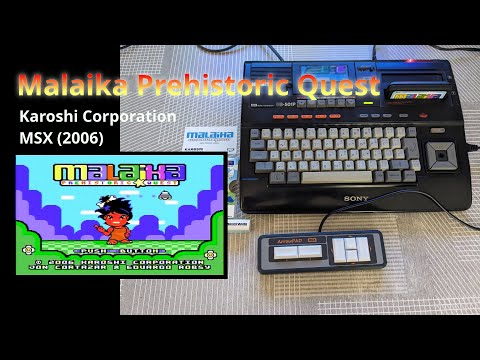 Malaika: Prehistoric Quest (MSX)(Karoshi Corporation)(2006)(MSX Sony HB-501P)(Completado)