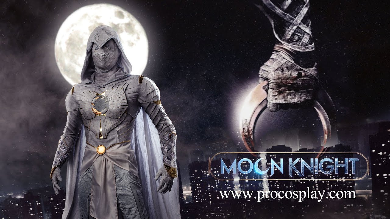Display ▎Moon Knight 2022 Marc Spector Cosplay Costume Upgraded Version