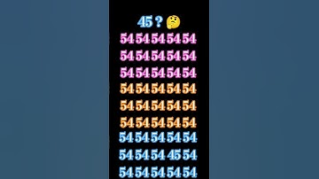 Find the odd number 45 and subscribe my channel 🙏🥺🙏#trending #quiz #viralvideo  @quiz_tester_01